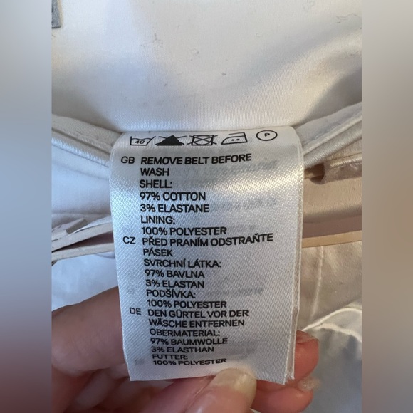 H&M white pencil skirt - Picture 3 of 4